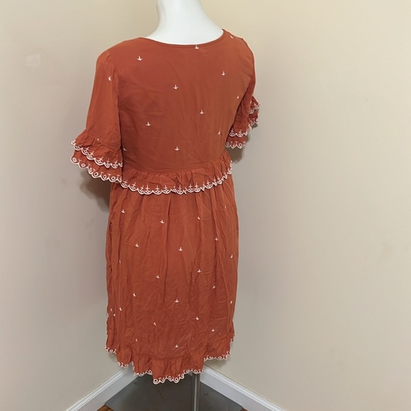 NEW Anthropologie Samia Ruffled Tunic Dress size 6 - Picture 7 of 14